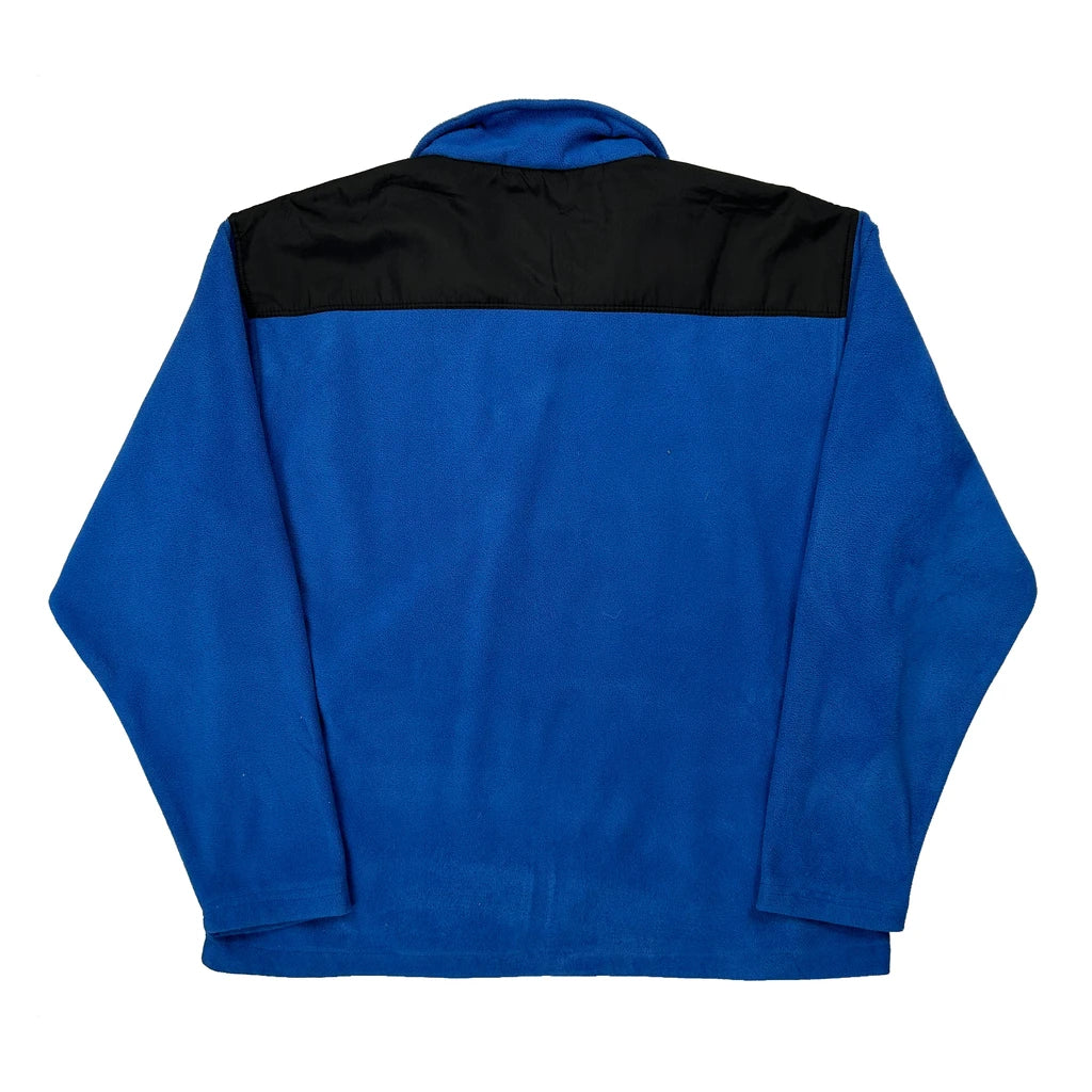 New Balance Fleece Jacket - Large Blue Polyester - Image 2