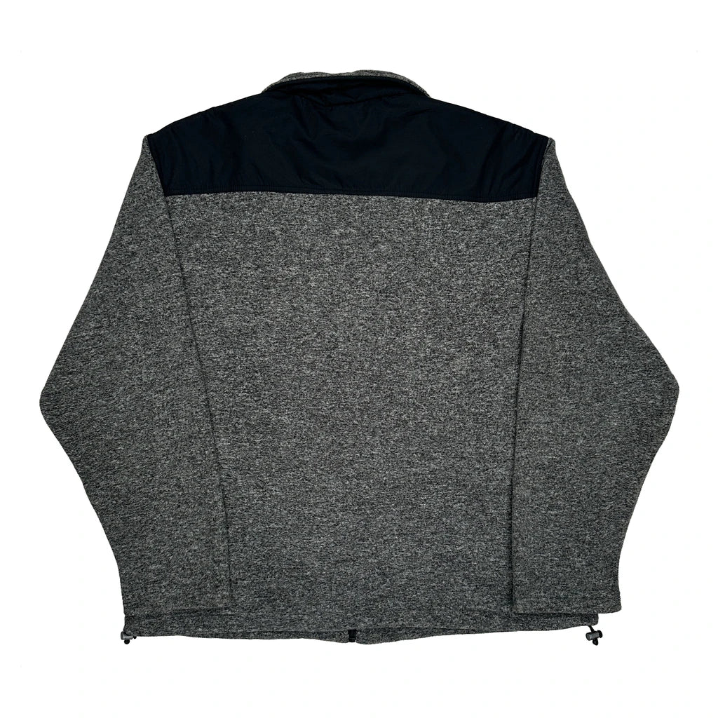 New Balance Fleece Jacket - Large Grey Polyester - Image 2