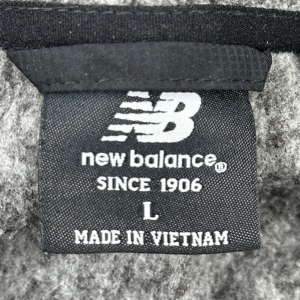 New Balance Fleece Jacket - Large Grey Polyester - Image 3