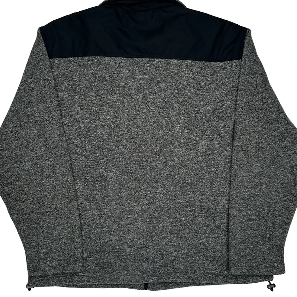 New Balance Fleece Jacket - Large Grey Polyester - Image 6