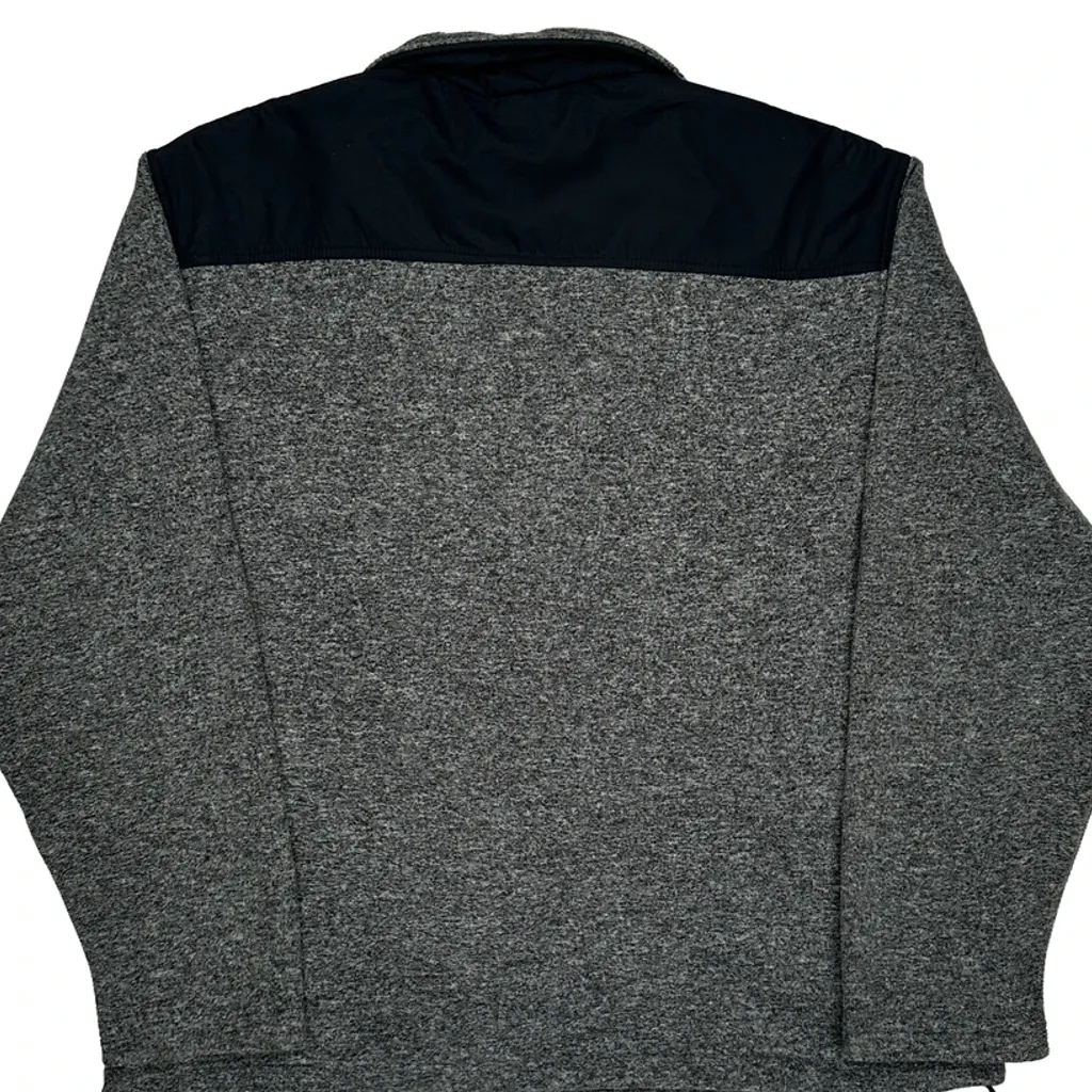 New Balance Fleece Jacket - Large Grey Polyester - Image 7