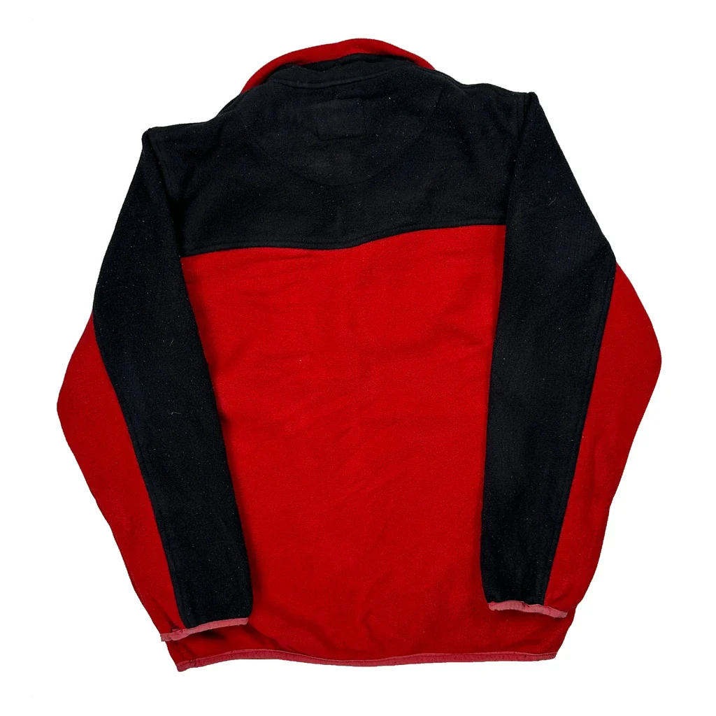 New Balance Fleece Jacket - Large Red Polyester - Image 2
