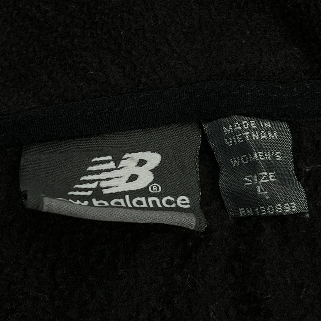 New Balance Fleece Jacket - Large Black Polyester - Image 3
