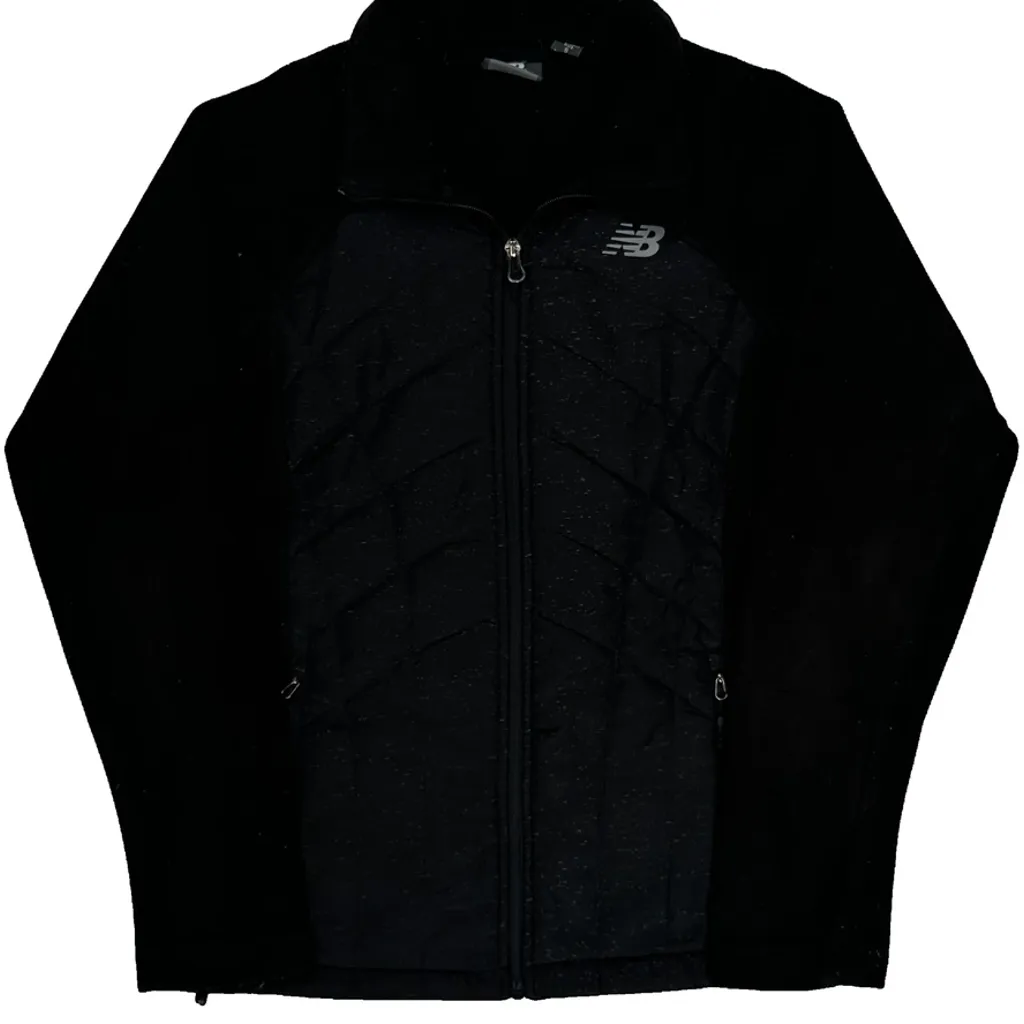 New Balance Fleece Jacket - Small Black Polyester - Image 5