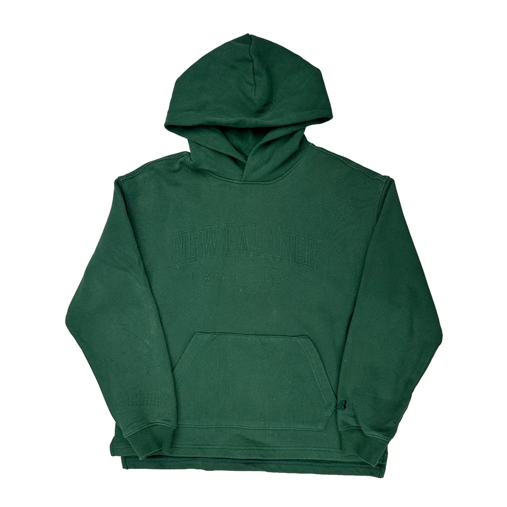 New Balance Hoodie - XS Green Cotton