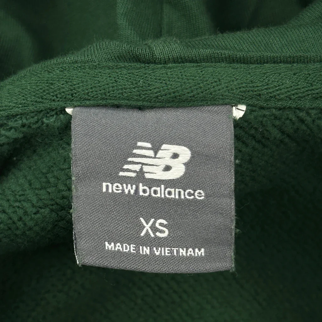 New Balance Hoodie - XS Green Cotton - Image 3