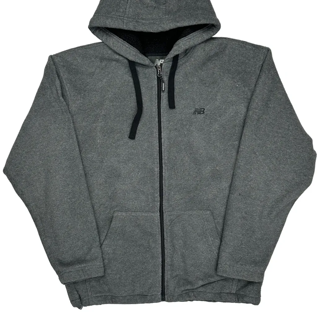New Balance Hoodie - Medium Grey Polyester - Image 4