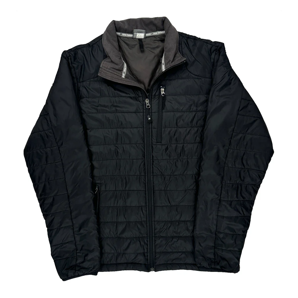 New Balance Jacket - Large Black Polyester