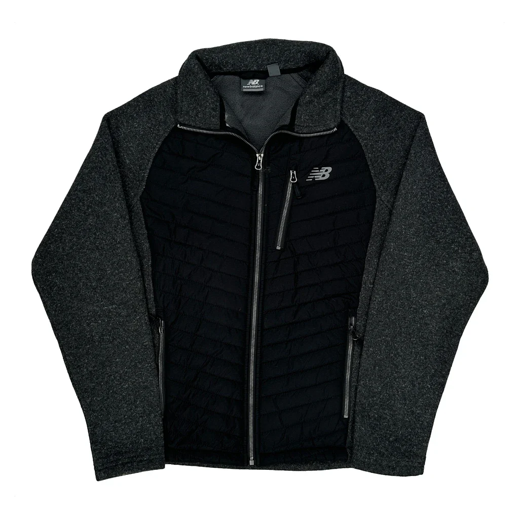 New Balance Jacket - Small Grey Polyester