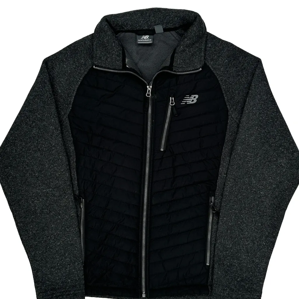 New Balance Jacket - Small Grey Polyester - Image 4