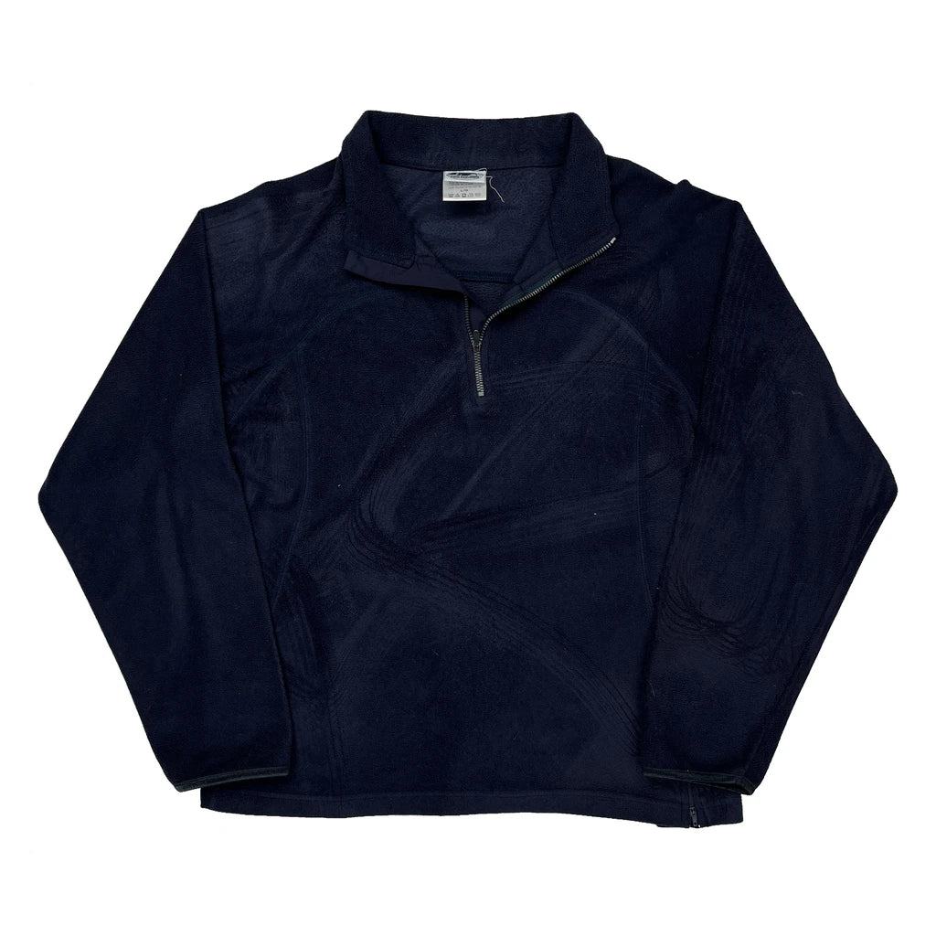 New Balance Long Sleeve T-Shirt - Large Navy Polyester