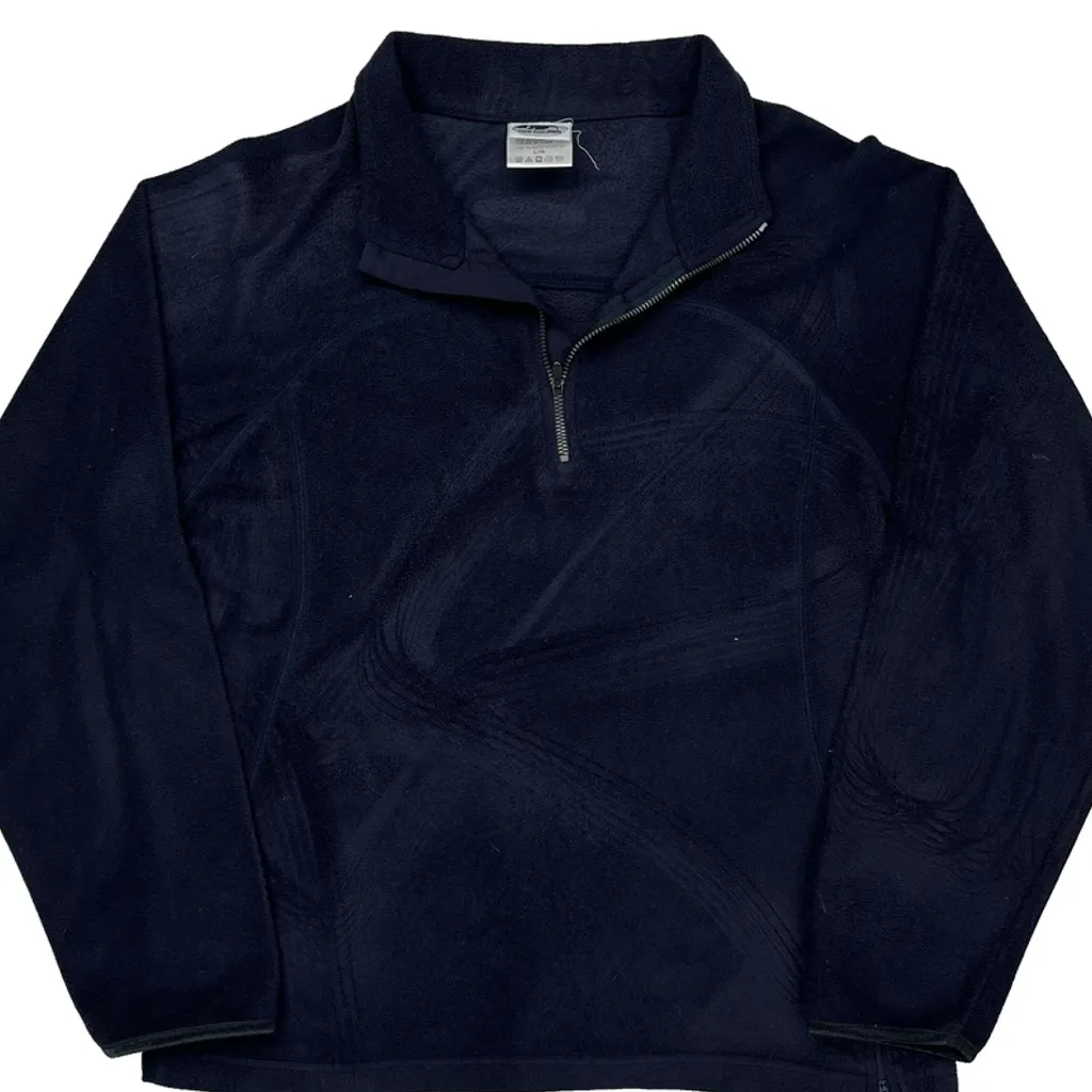 New Balance Long Sleeve T-Shirt - Large Navy Polyester - Image 4