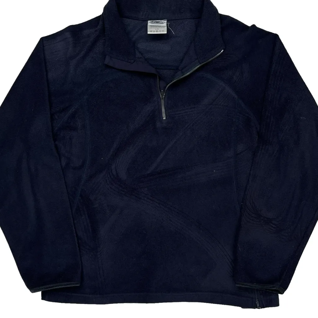 New Balance Long Sleeve T-Shirt - Large Navy Polyester - Image 5
