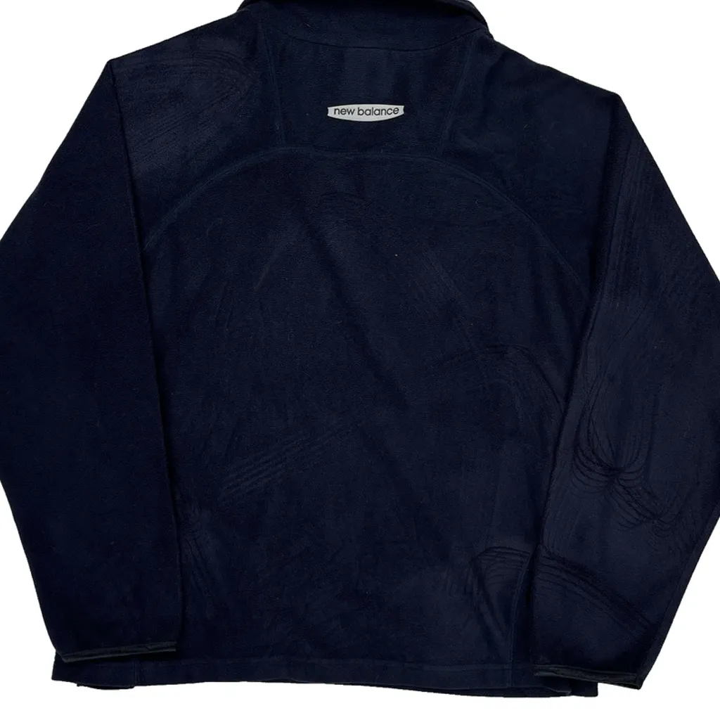 New Balance Long Sleeve T-Shirt - Large Navy Polyester - Image 6