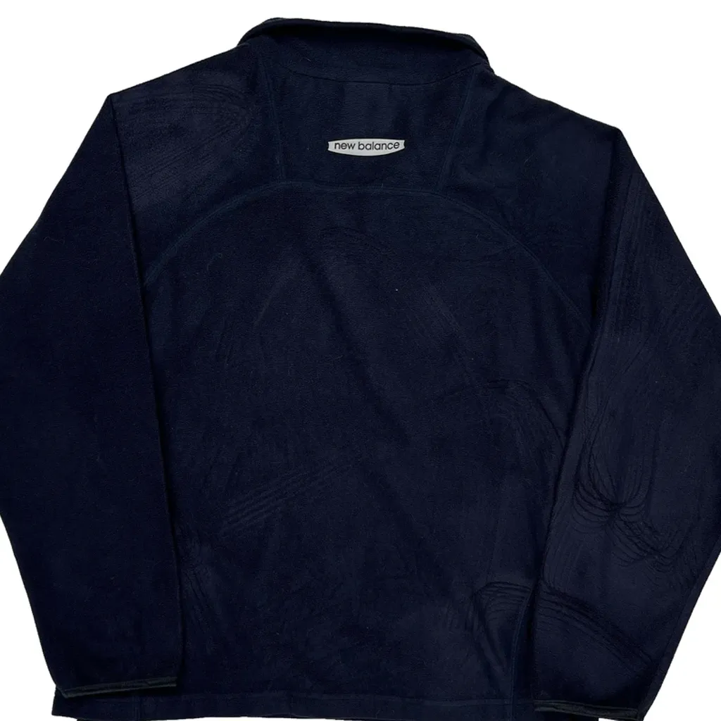 New Balance Long Sleeve T-Shirt - Large Navy Polyester - Image 7