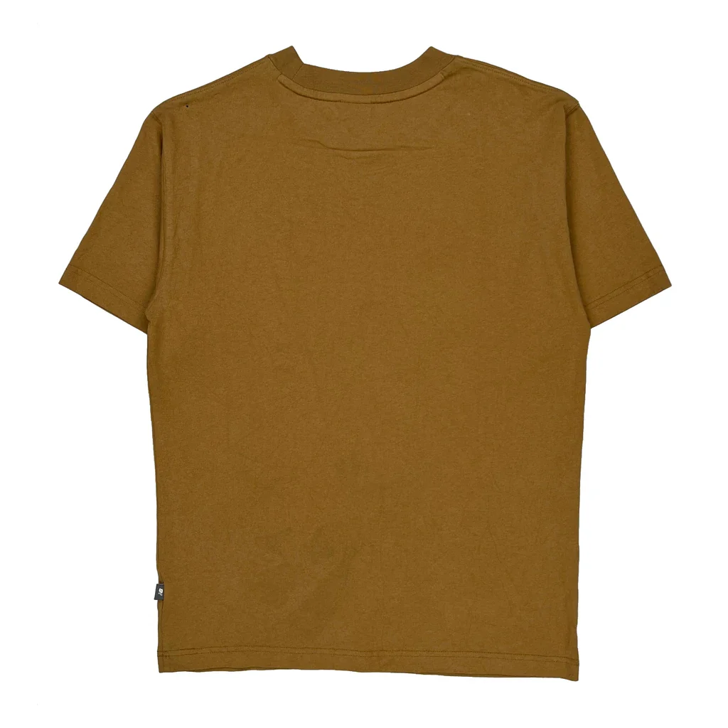 New Balance T-Shirt - Small Brown Cotton - Image 2