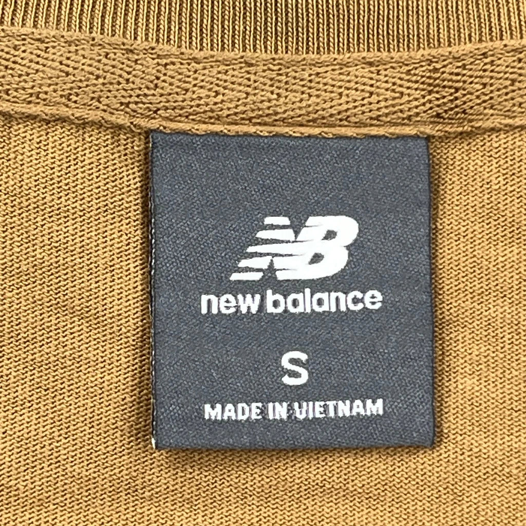 New Balance T-Shirt - Small Brown Cotton - Image 3