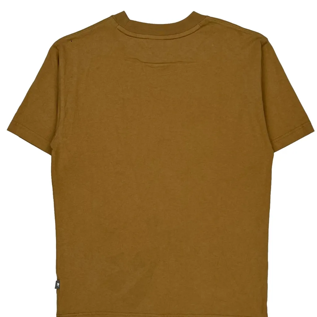 New Balance T-Shirt - Small Brown Cotton - Image 7