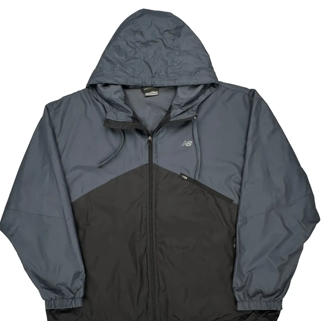 New Balance Windbreaker - 2XL Black Polyester - Image 4