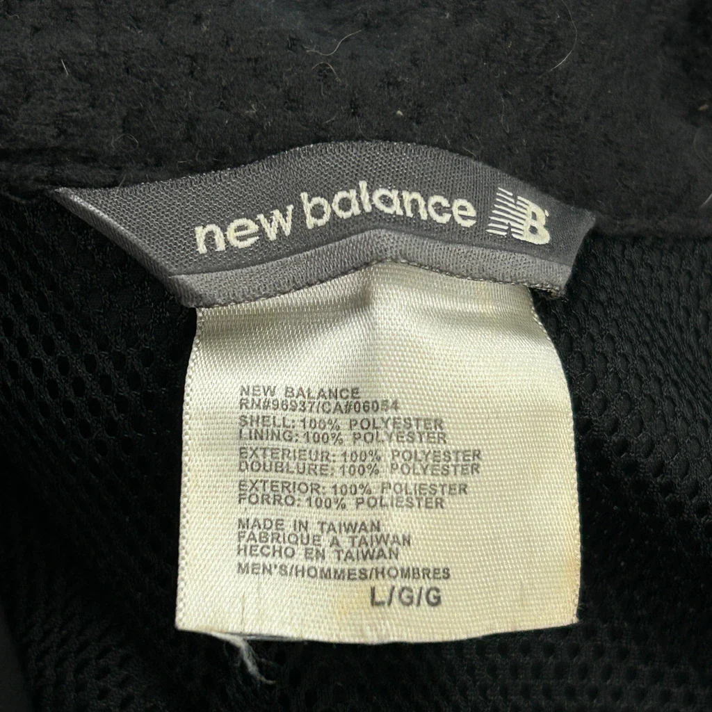 New Balance Windbreaker - Large Blue Polyester - Image 3