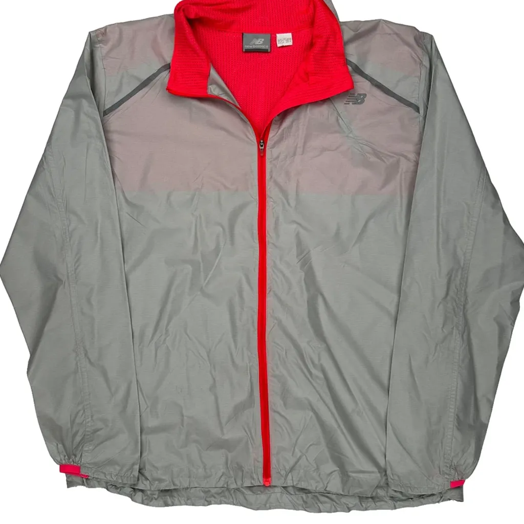 New Balance Windbreaker - 2XL Gray Polyester - Image 4