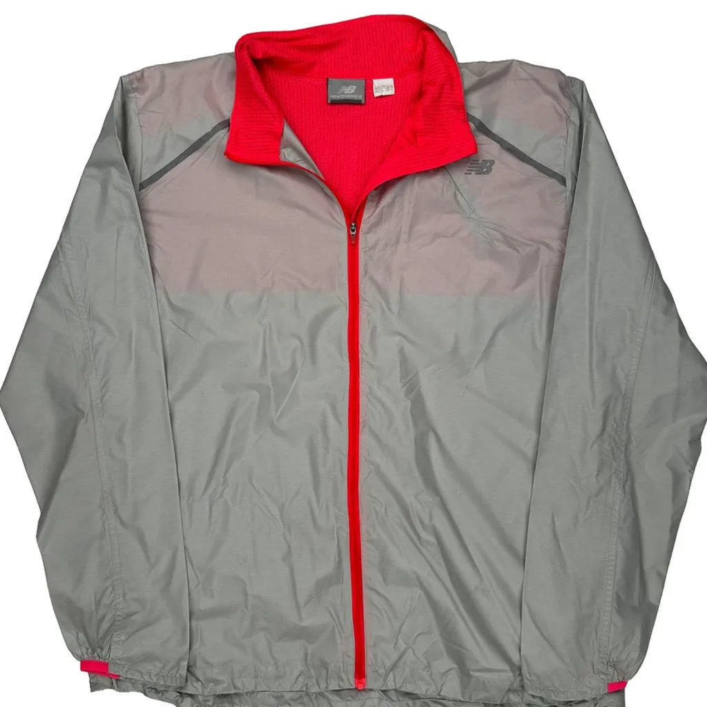 New Balance Windbreaker - 2XL Gray Polyester - Image 5