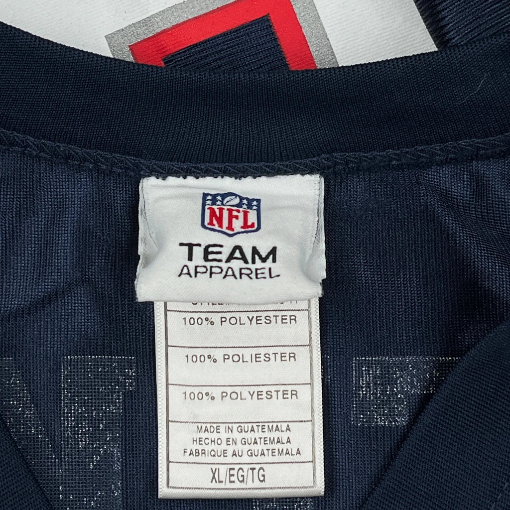New England Patriots N.F.L. Team Apparel Football Jersey - XL Blue Polyester - Image 3