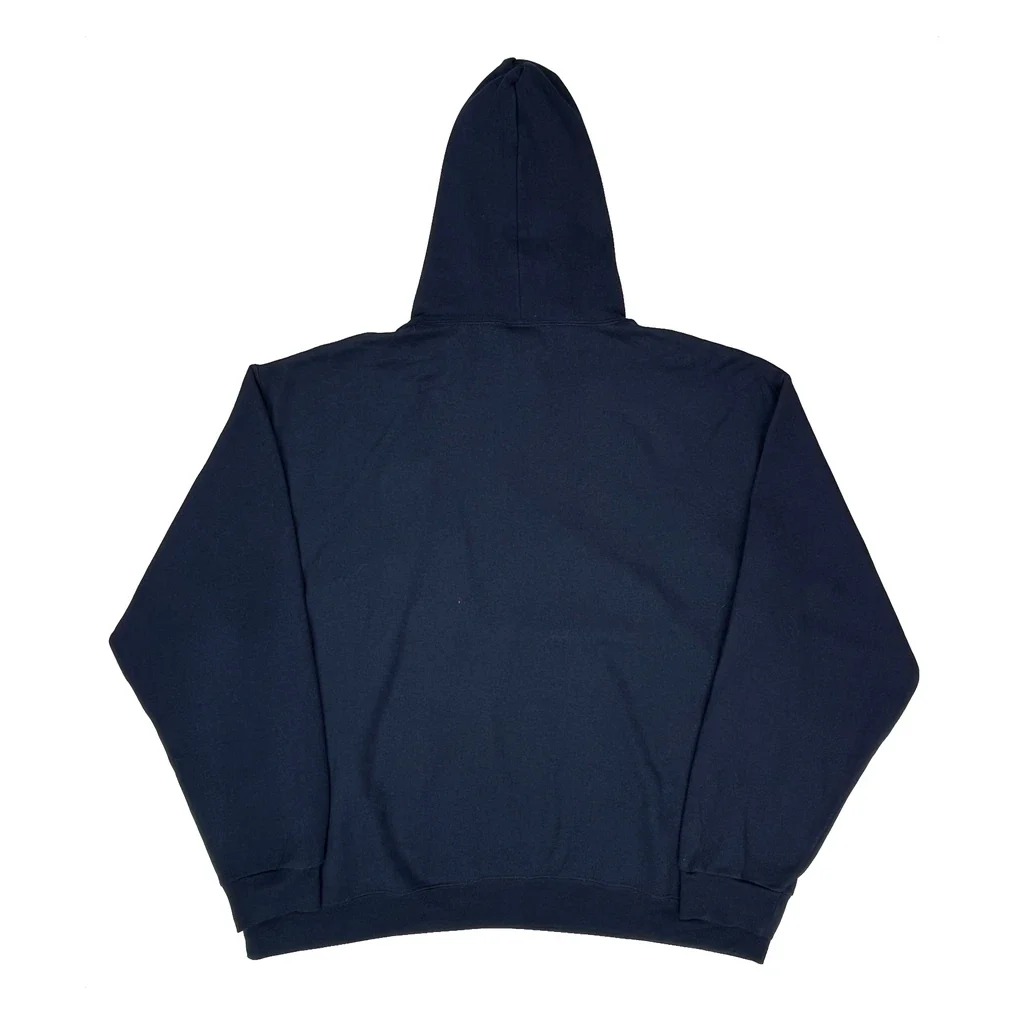 New England Patriots Nfl Football Hoodie - XL Navy Cotton - Image 2