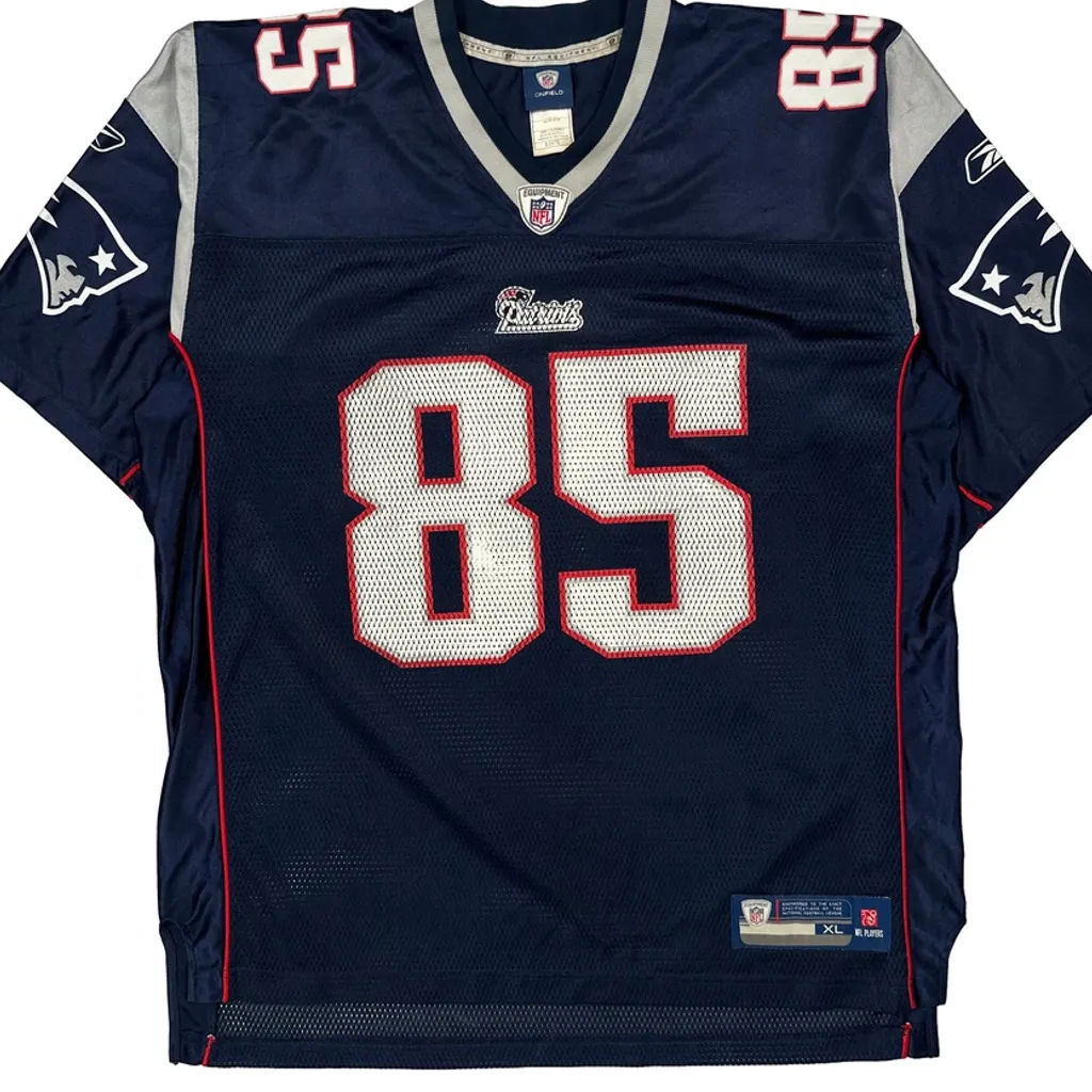 New England Patriots Nfl Jersey - XL Navy Polyester - Image 4