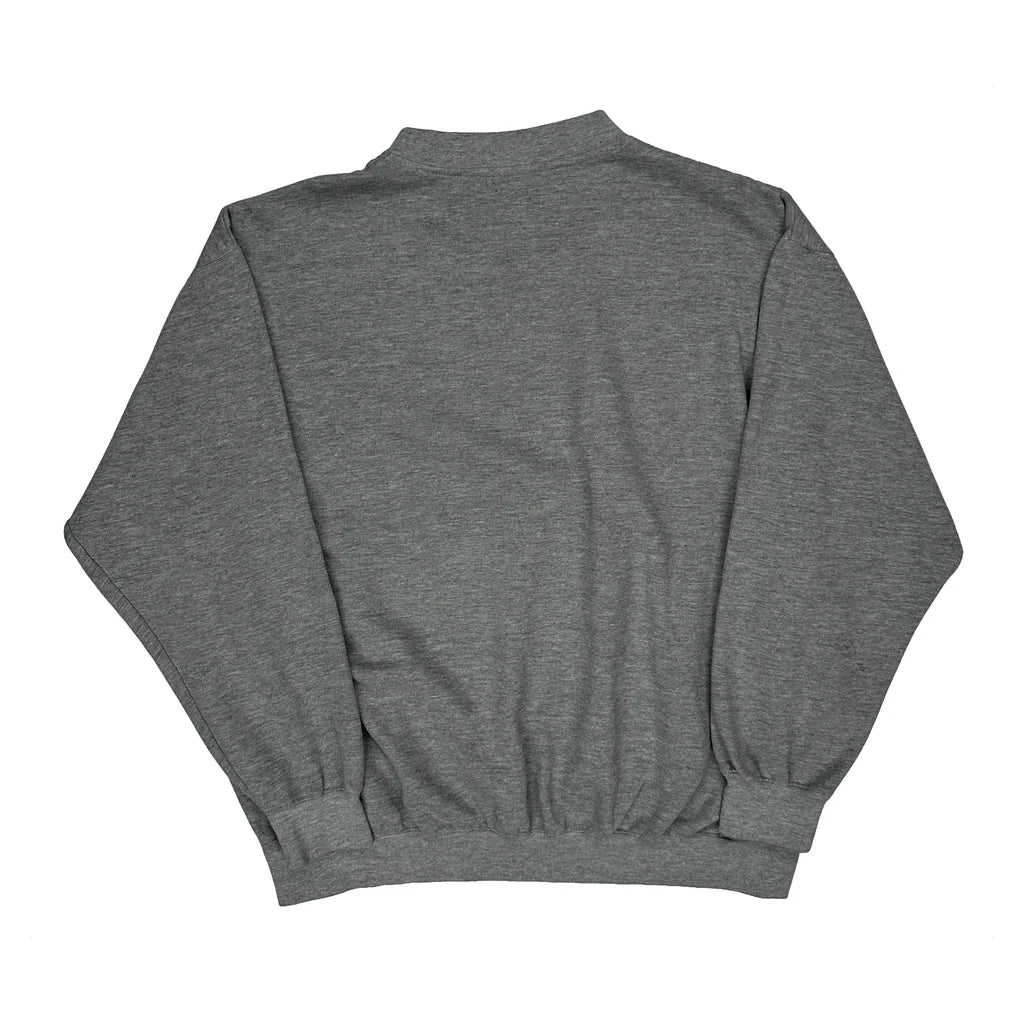 New England Patriots Nfl Football Sweatshirt - 2XL Grey Cotton - Image 2