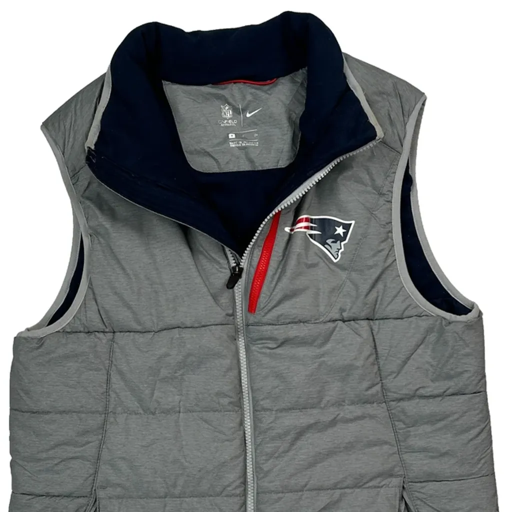 New England Patriots Nike Nfl Gilet - Small Grey Polyester - Image 4