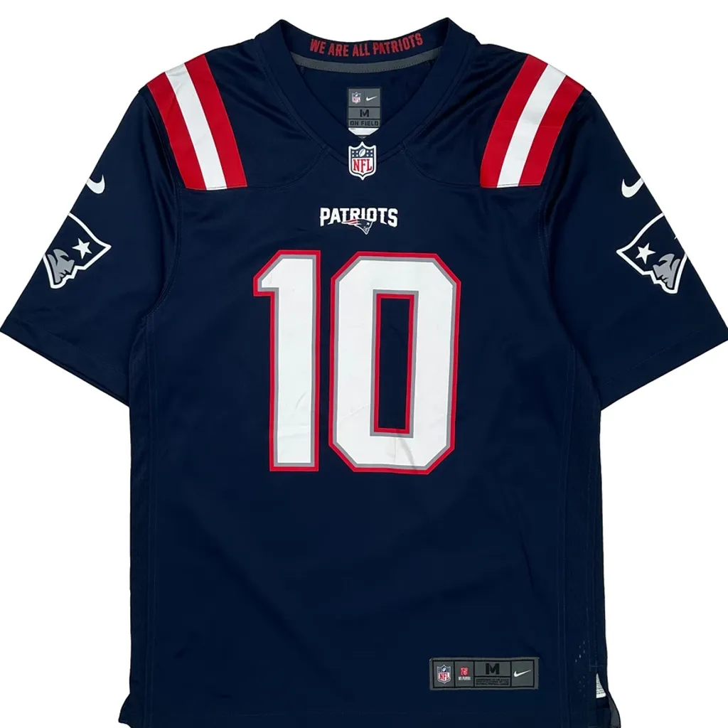 New England Patriots Nike Nfl Jersey - Medium Navy Polyester - Image 5