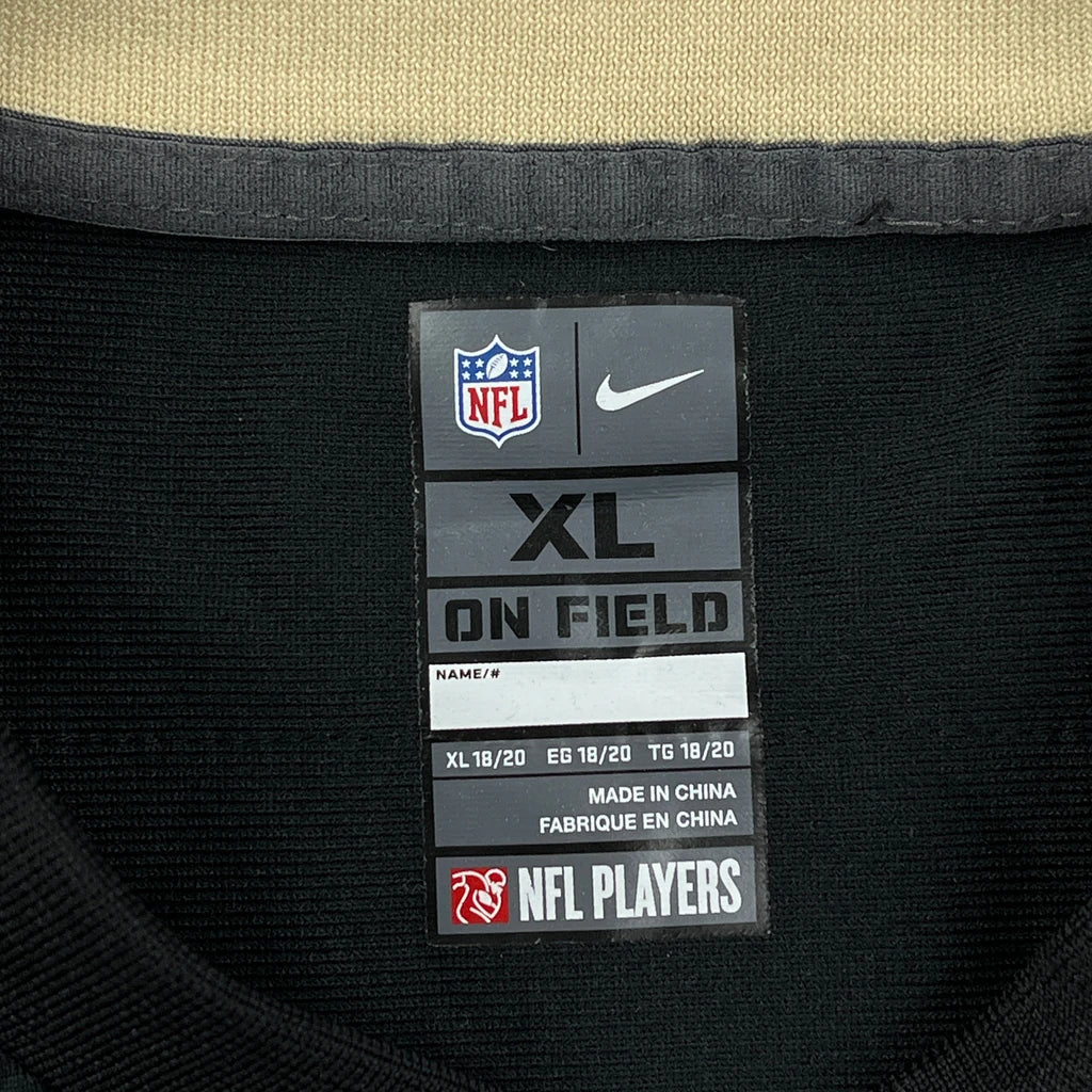 New Orleans Saints Nike Nfl Jersey - XL Black Polyester - Image 3