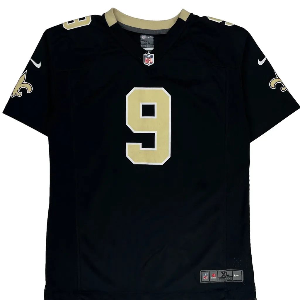 New Orleans Saints Nike Nfl Jersey - XL Black Polyester - Image 4