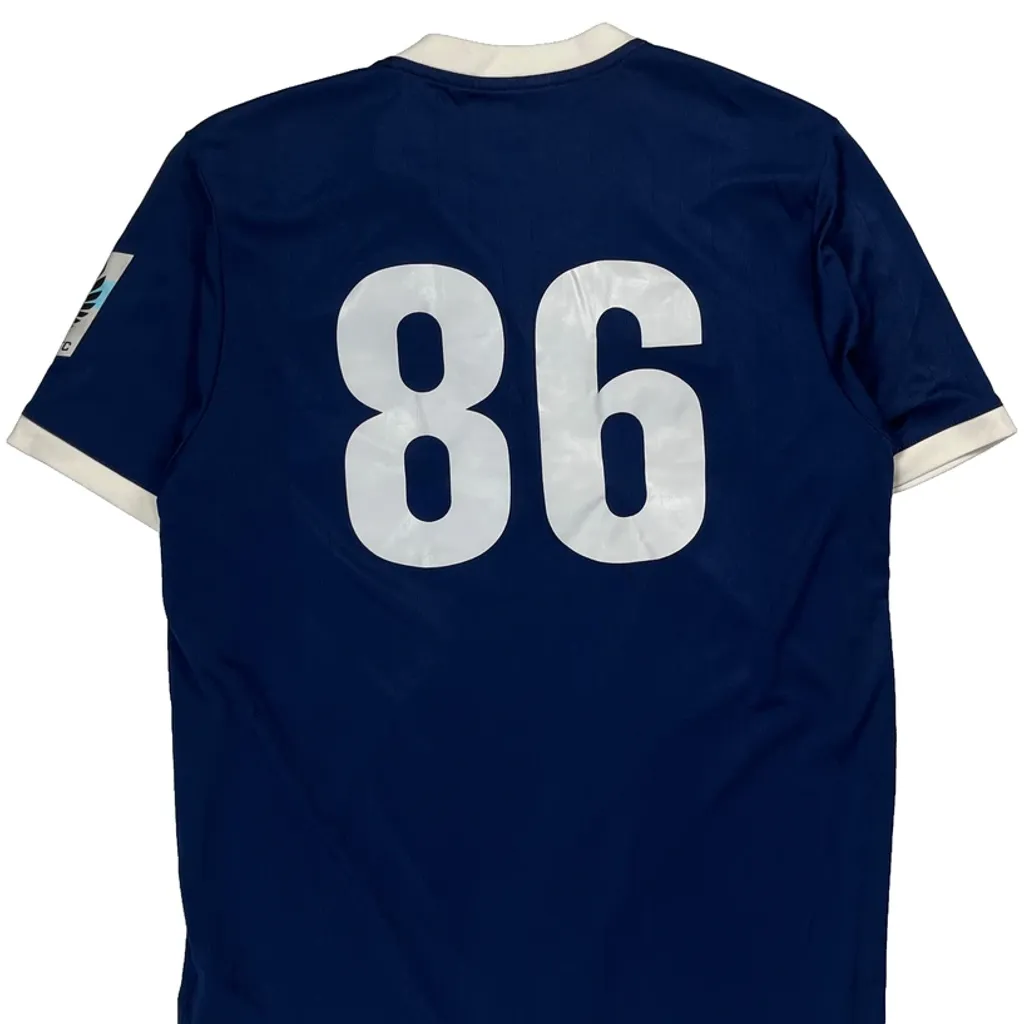 New United Adidas Football Shirt - Medium Blue Polyester - Image 6