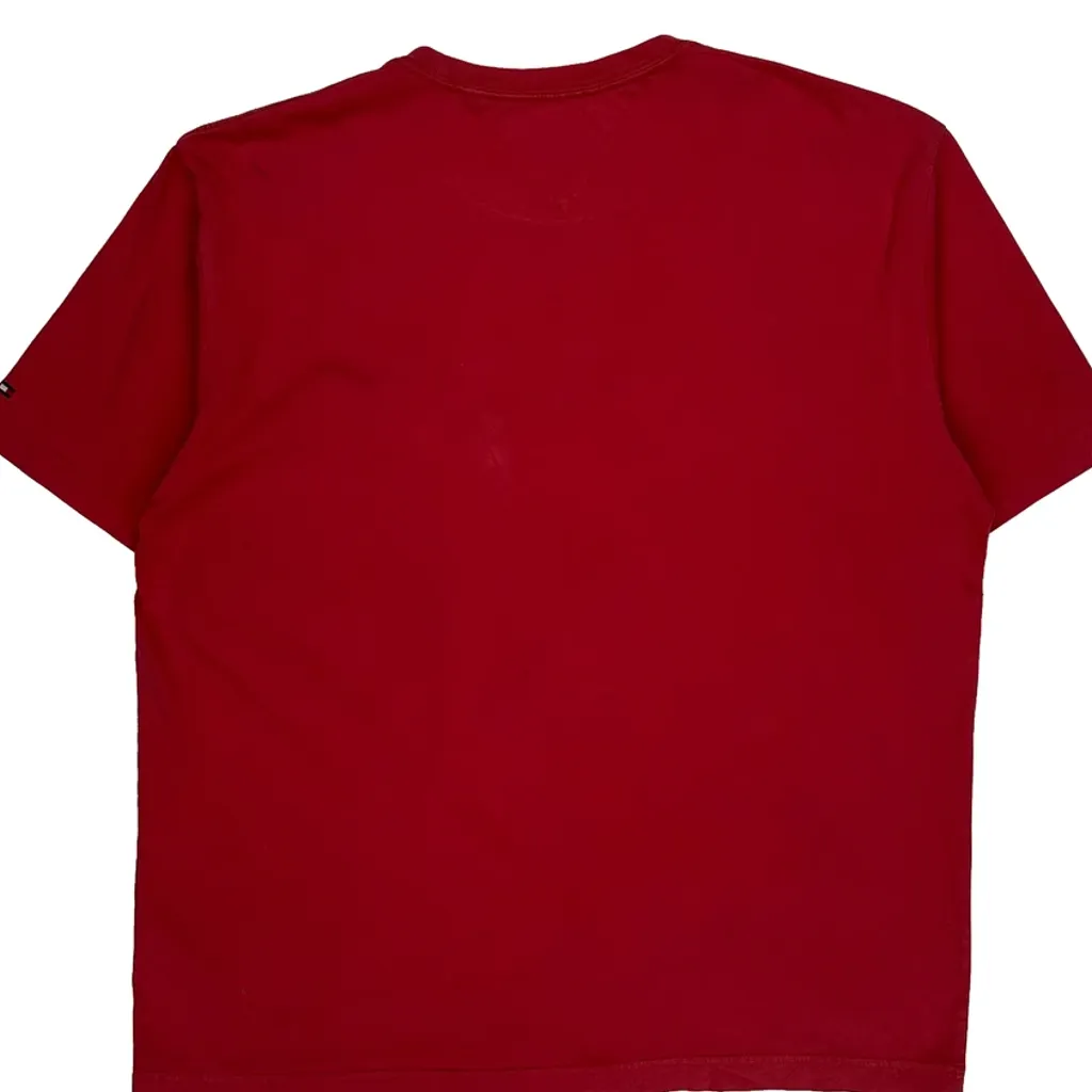 New York City Tommy Hilfiger Denim T-Shirt - XL Red Cotton - Image 6