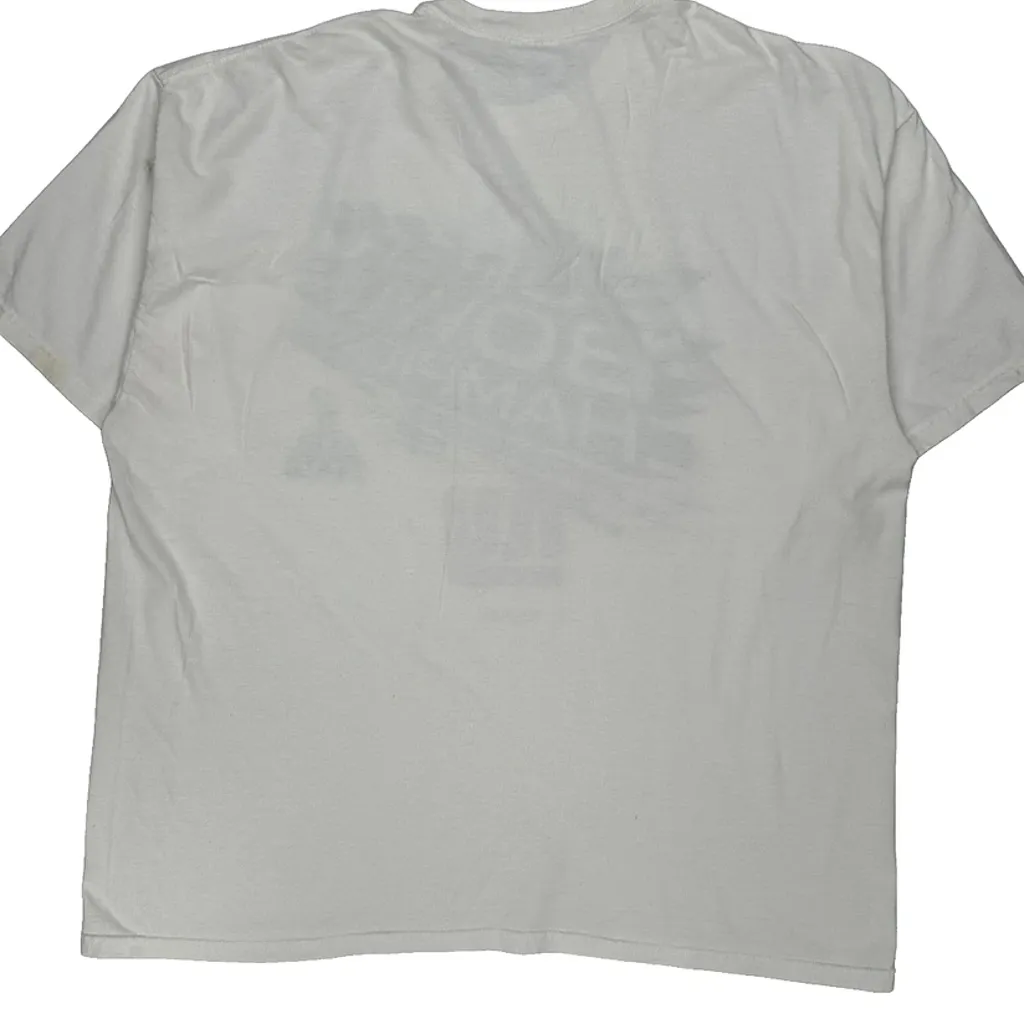 New York Giants Gildan Graphic T-Shirt - 2XL White Cotton - Image 7