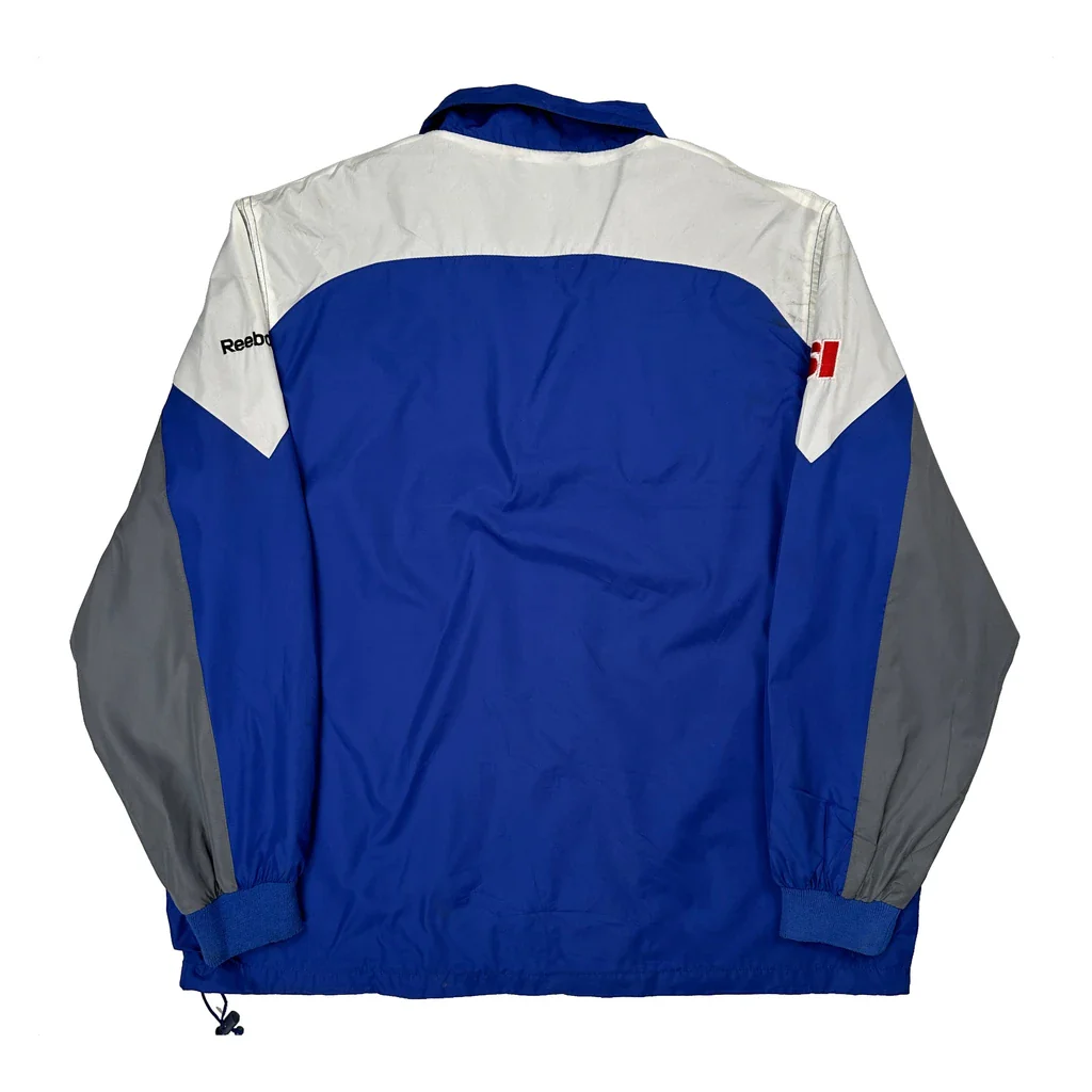 New York Giants Reebok Nfl Windbreaker - XL Blue Polyester - Image 2