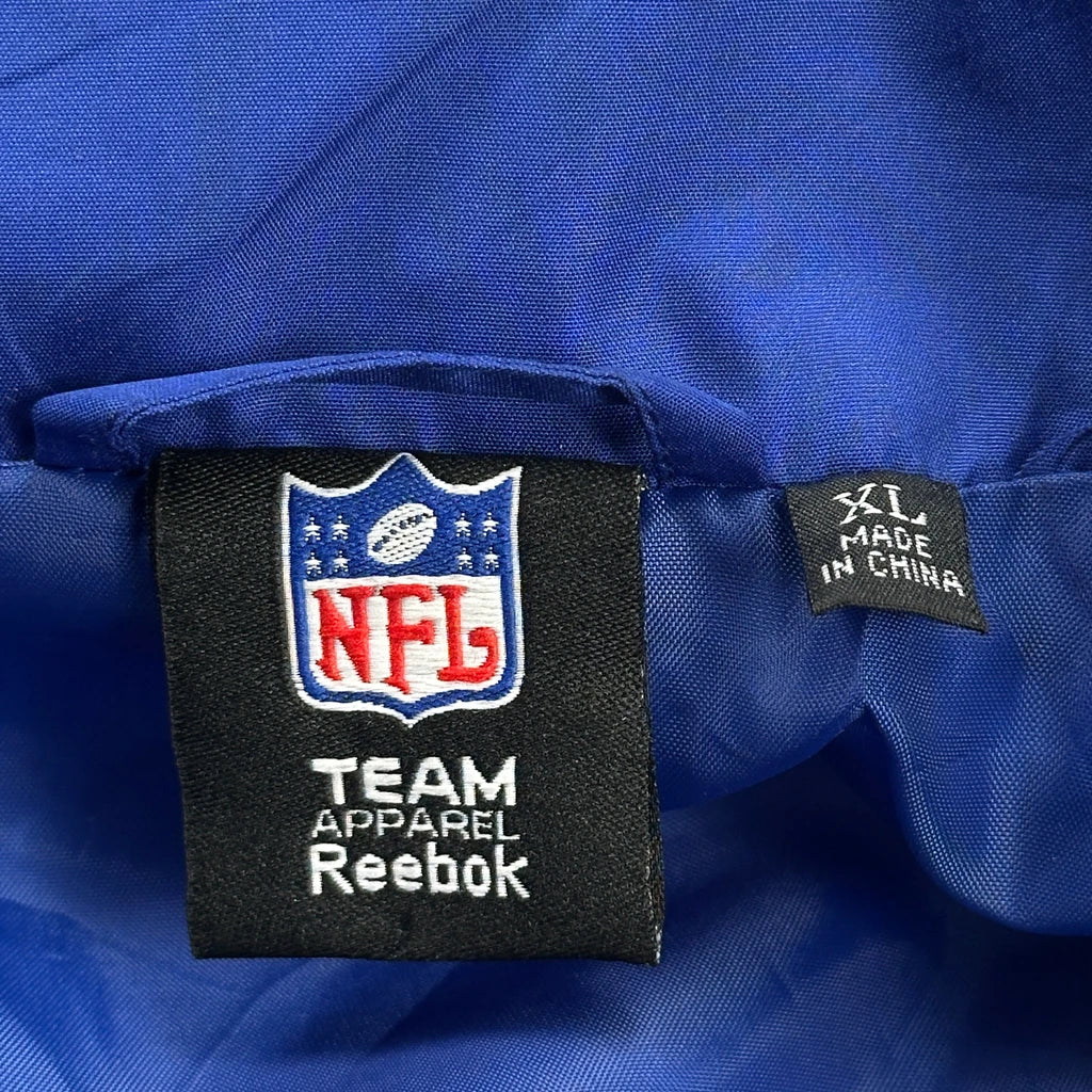 New York Giants Reebok Nfl Windbreaker - XL Blue Polyester - Image 3