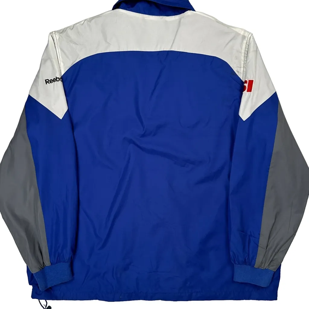 New York Giants Reebok Nfl Windbreaker - XL Blue Polyester - Image 6