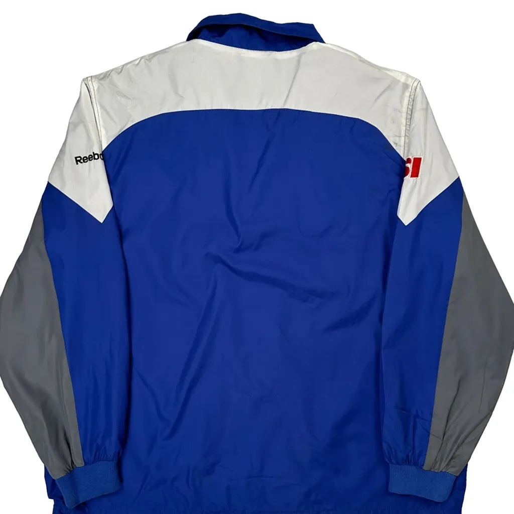 New York Giants Reebok Nfl Windbreaker - XL Blue Polyester - Image 7