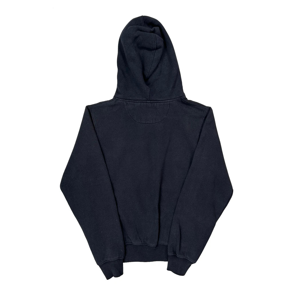 New York Hard Rock Cafe Graphic Hoodie - Small Navy Cotton Blend - Image 2