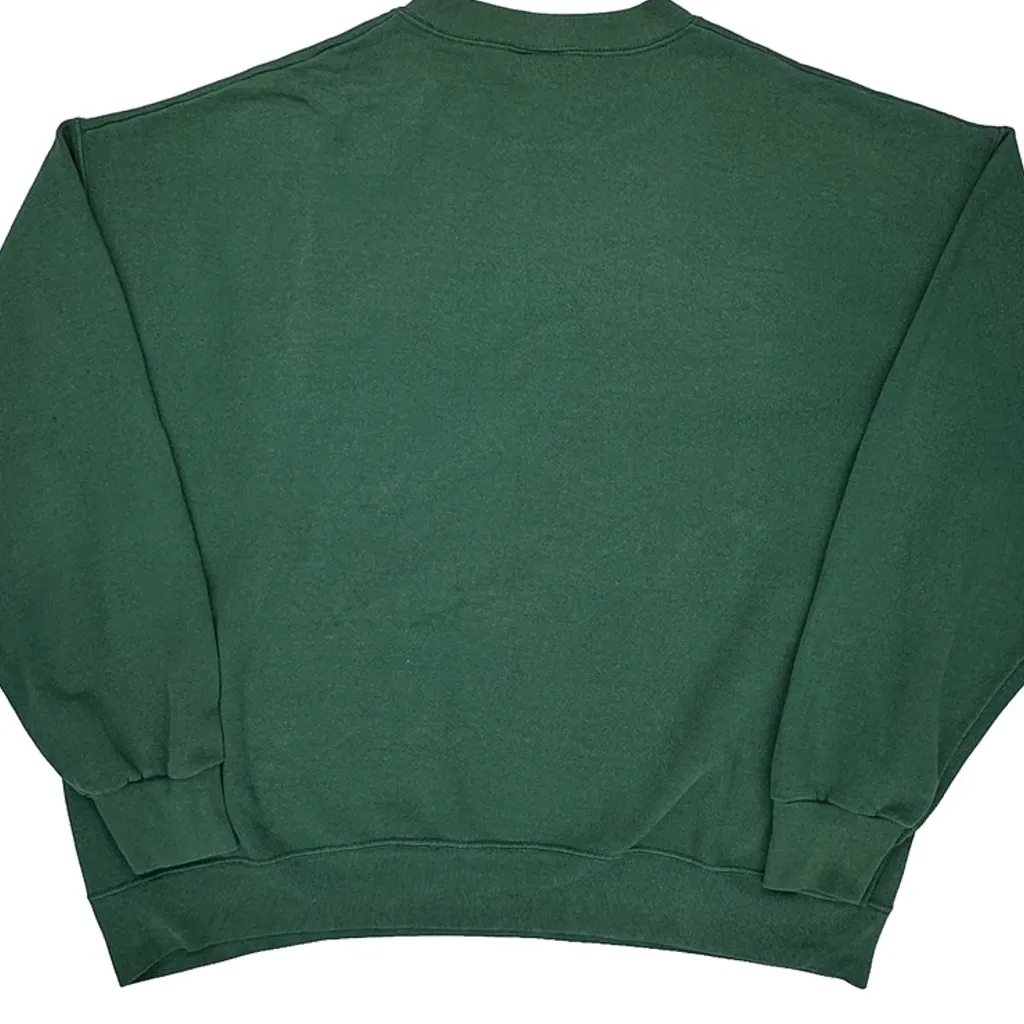 New York Jets Lee Sport Football Sweatshirt - XL Green Cotton - Image 8