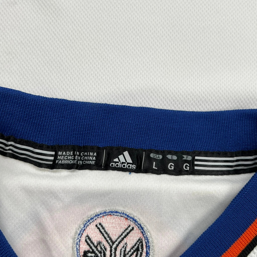 New York Knicks Adidas Nba Jersey - Large Blue Polyester - Image 3