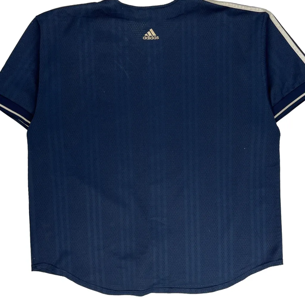 New York Yankees Adidas Jersey - 2XL Blue Polyester - Image 7
