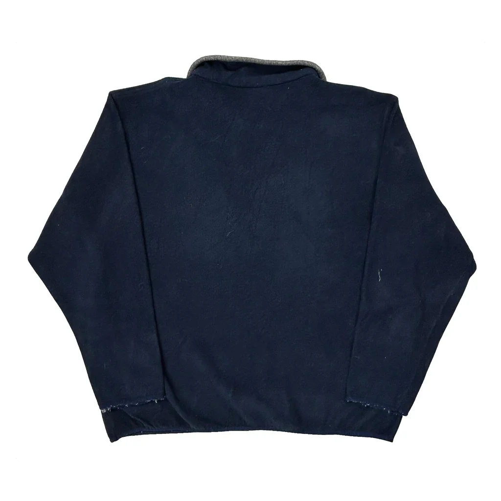 New York Yankees Majestic Collared Fleece - XL Navy Polyester - Image 2
