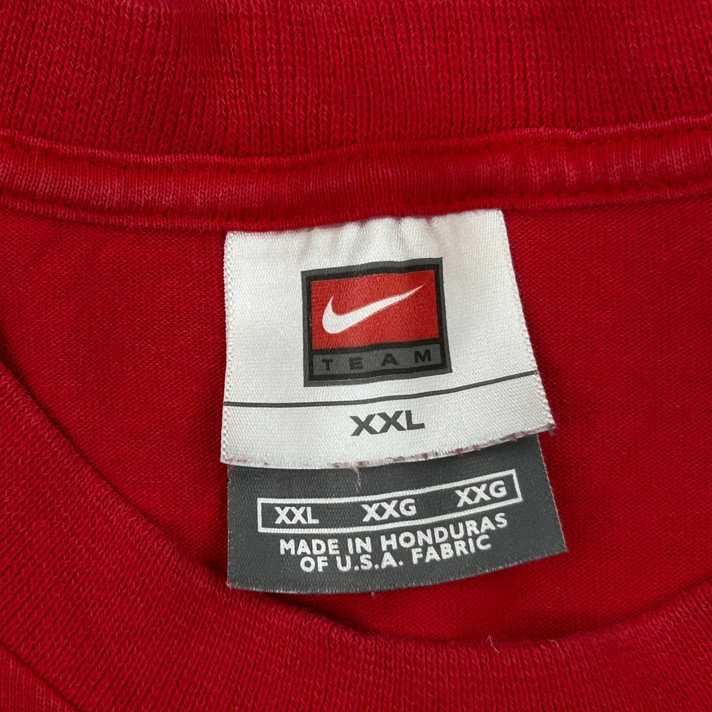 New York Yankees Nike Mlb Long Sleeve T-Shirt - 2XL Red Cotton - Image 3