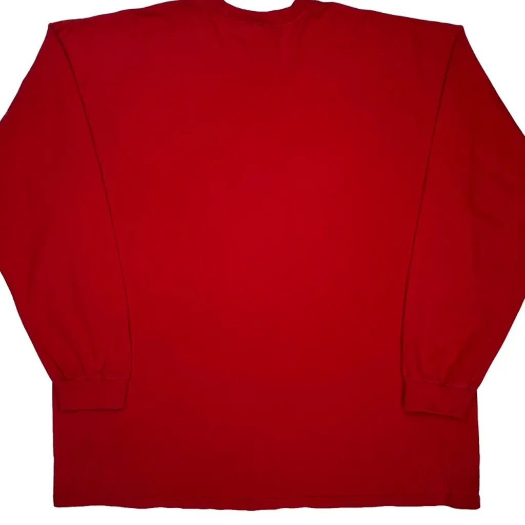 New York Yankees Nike Mlb Long Sleeve T-Shirt - 2XL Red Cotton - Image 6
