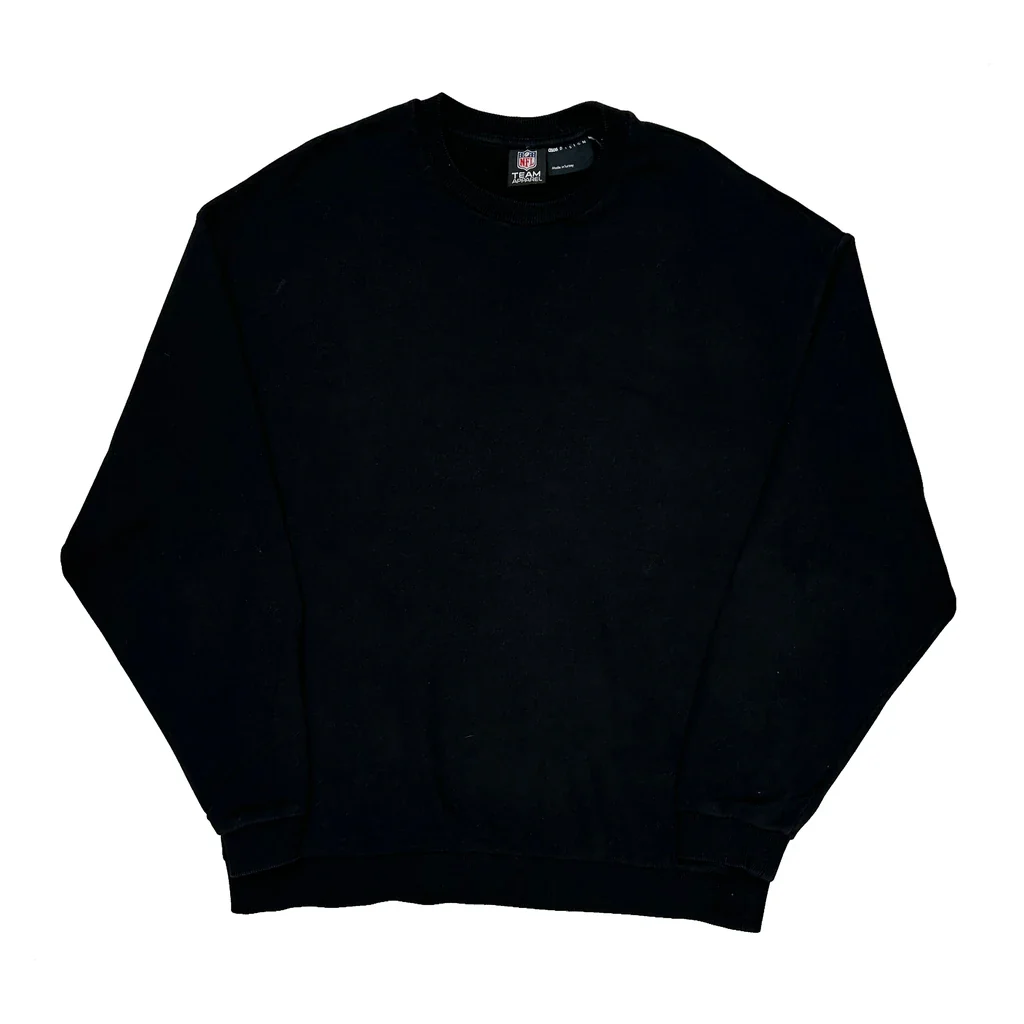 Nfl Asos Football Sweatshirt - Small Black Cotton