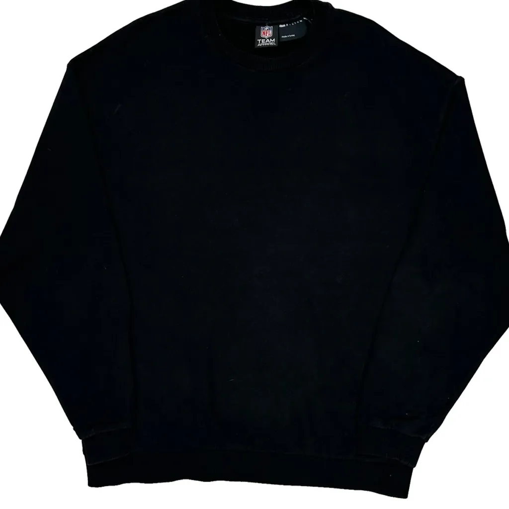 Nfl Asos Football Sweatshirt - Small Black Cotton - Image 5